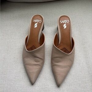 Franco Sarto Tan Mules